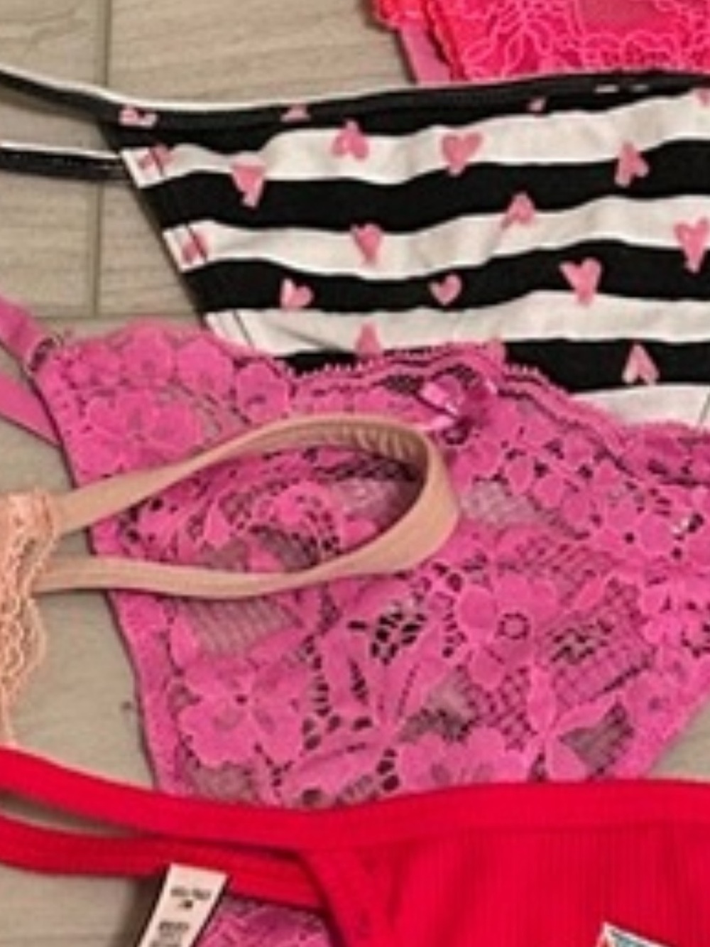 Hot pink g string